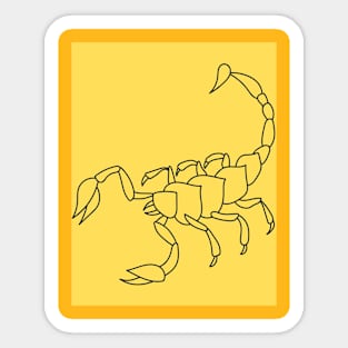 Skorpion Sticker